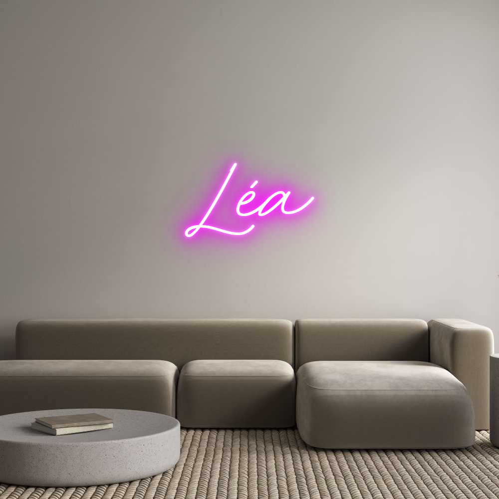Néon personnalisé: Léa