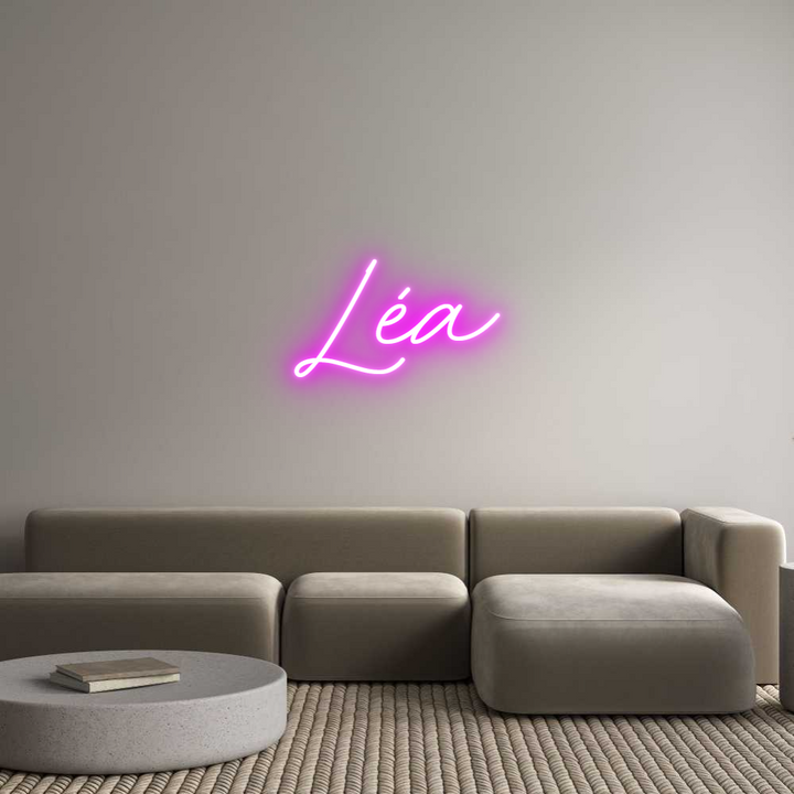 Néon personnalisé: Léa