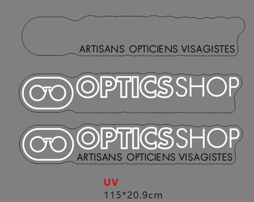 Néon personnalisé Optics Shop