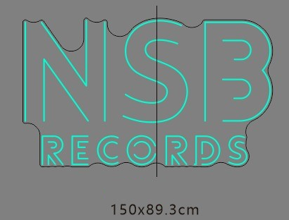 NSB Record néon personnalisé
