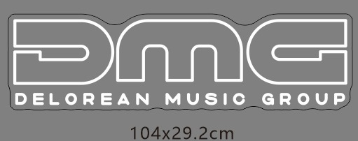 DMG 104 x 29.2 cm néon personnalisé