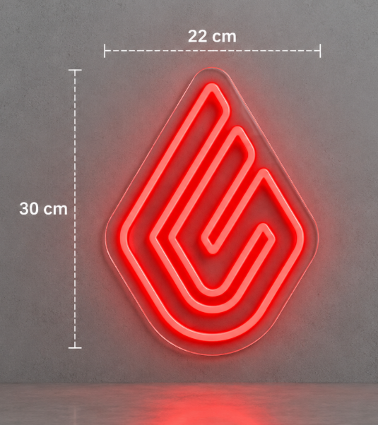 LOGO LIGHTSPEED néon personnalisé
