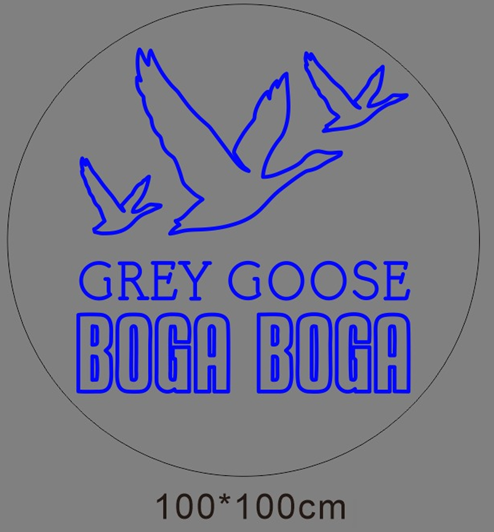 GREY GOOSE 100x100 cm