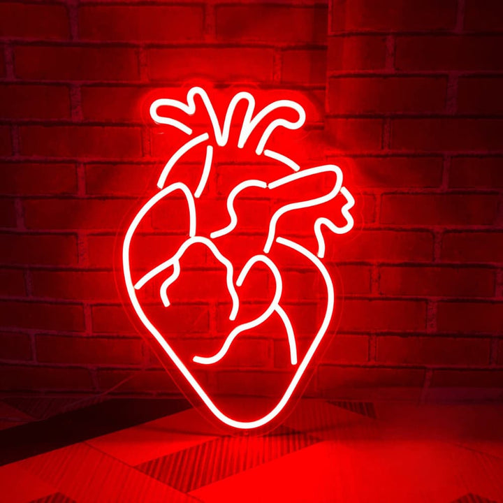 néon-LED-coeur-humain