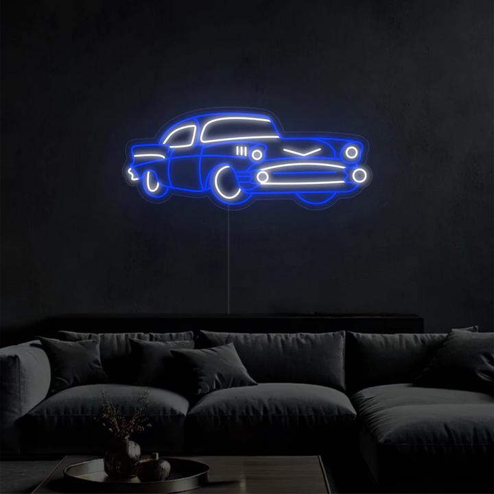 neon-mural_voiture_vintage-blue