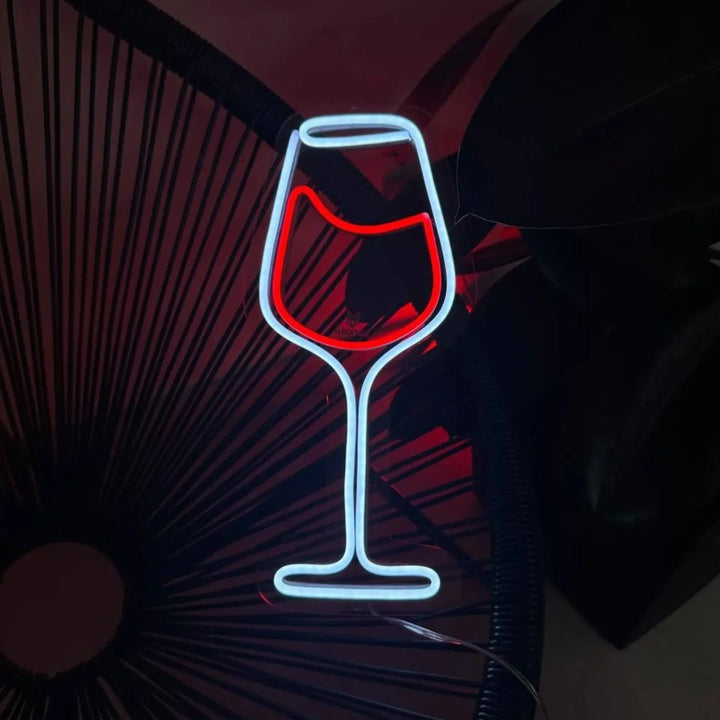 Néon LED Vin rouge