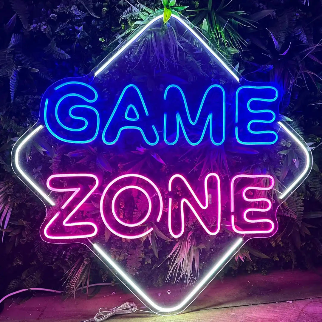 néon gaming game zone
