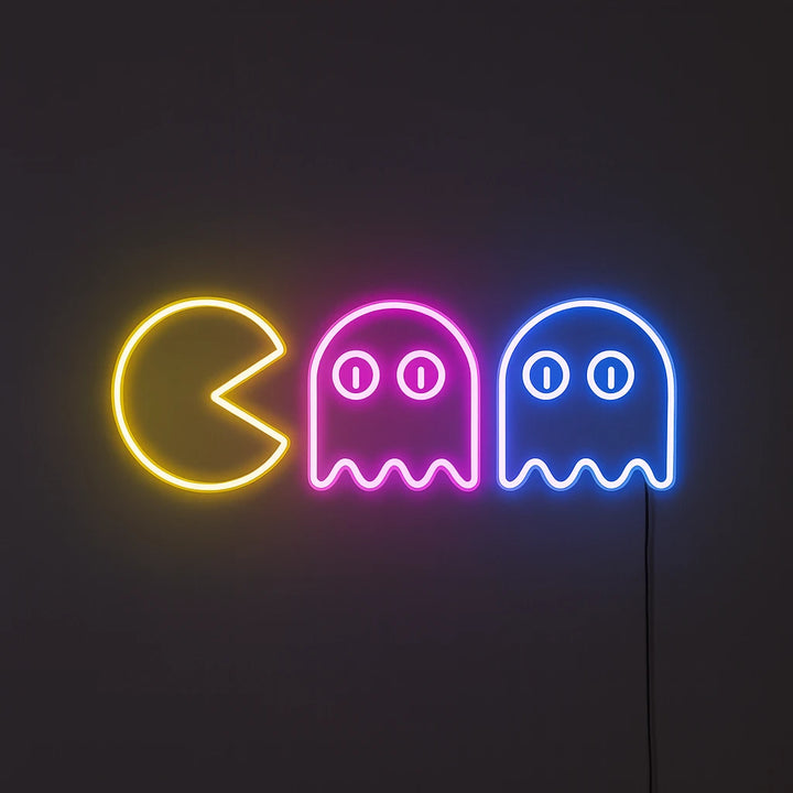 néon gaming pac man
