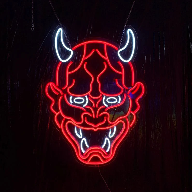 Néon LED Hannya