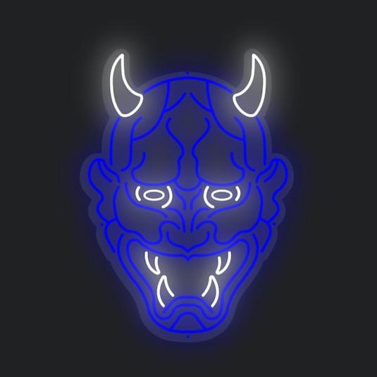 Néon LED Hannya