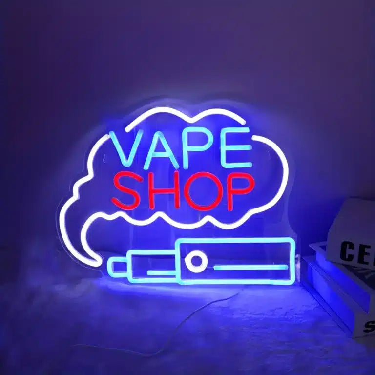 neon boutique vape shop