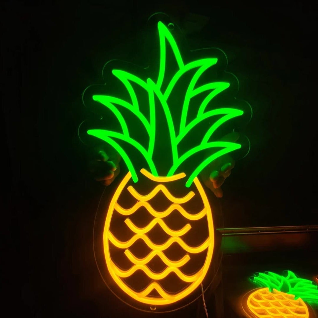 néon mural ananas