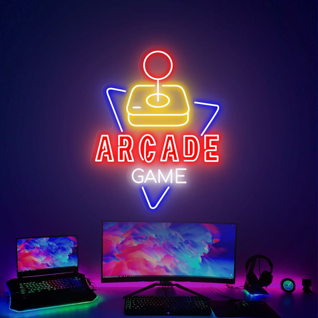 néon arcade game