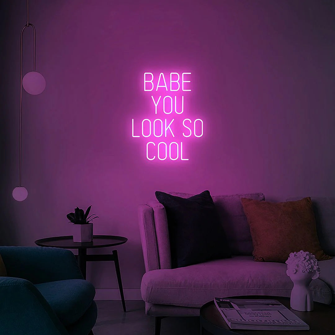 neon babe you look so cool