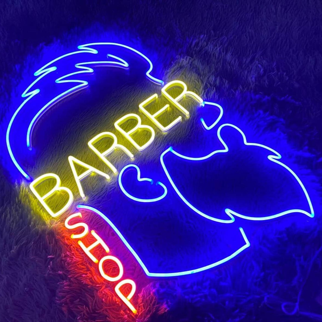 néon barber shop