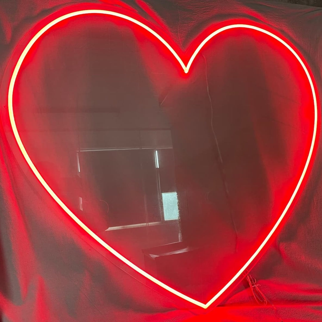 neon coeur rouge 