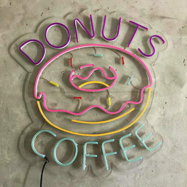 néon commerce donuts