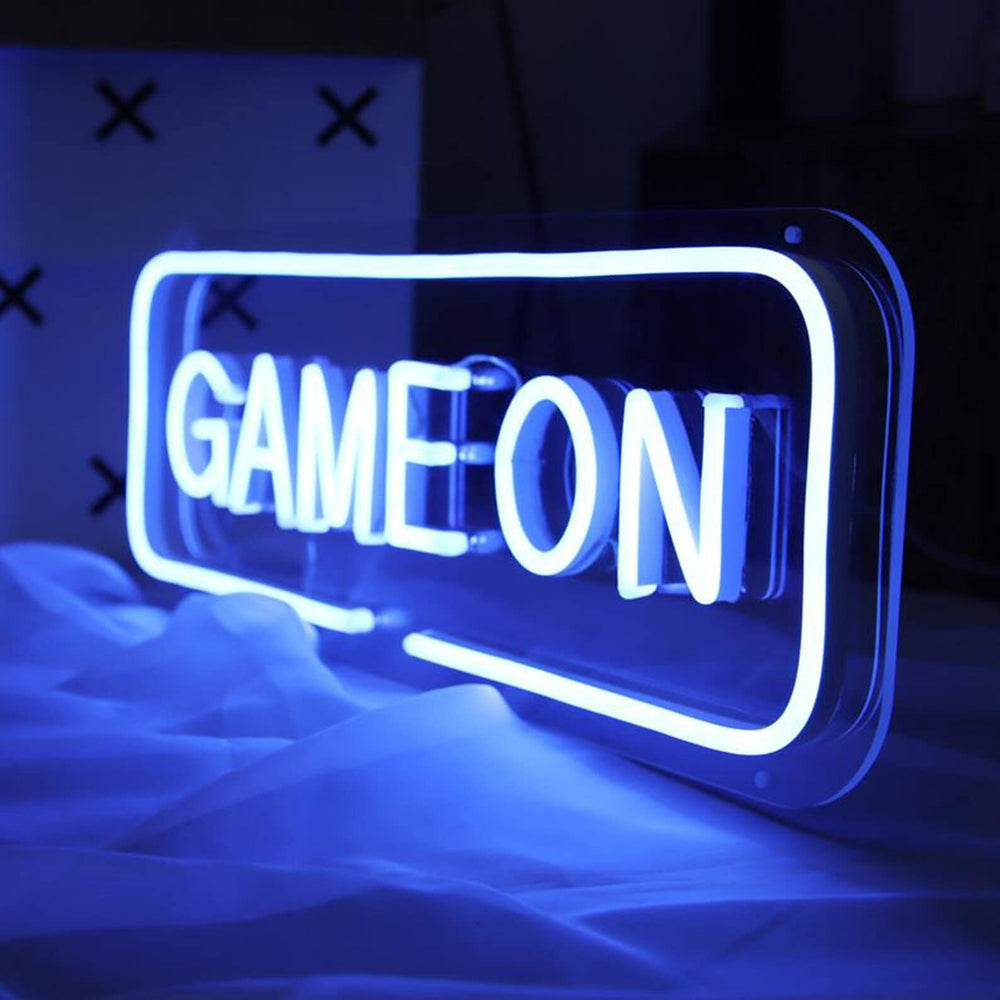 neon gaming game on