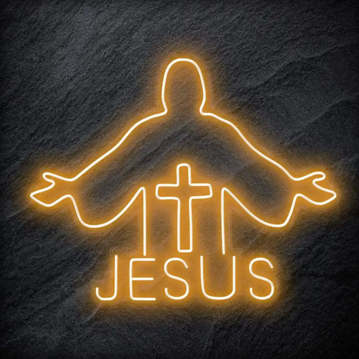 Néon LED Jésus