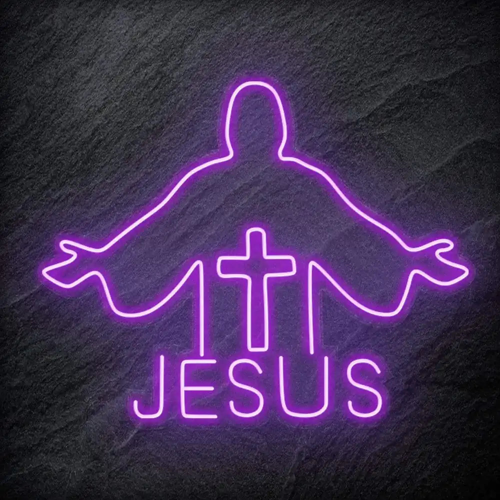 Néon LED Jésus
