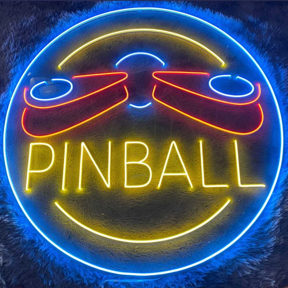 neon arcade pinball