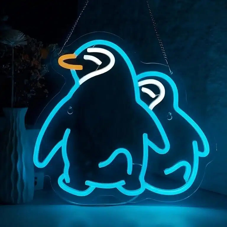 neon animal pingouin