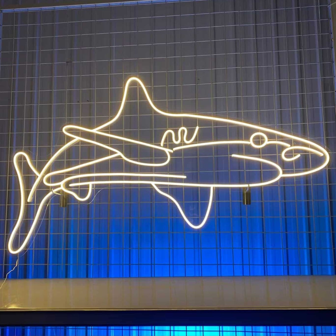 Néon LED Requin