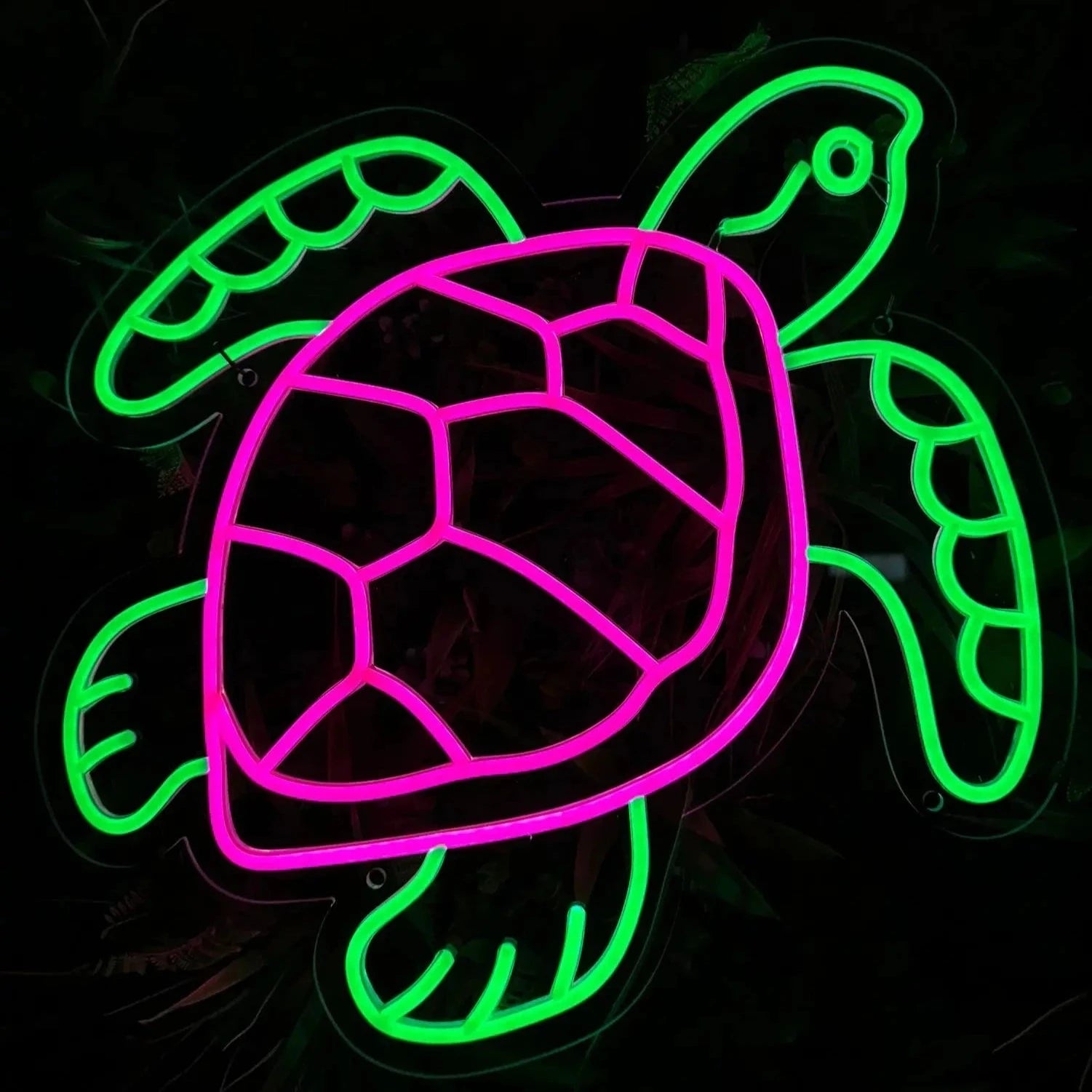 Panneau Néon LED Acrylique Jack Cactus - Décoration Murale Avec Chaîne De Suspension - Alimentation 5V USB, Luminosité Réglable - 8