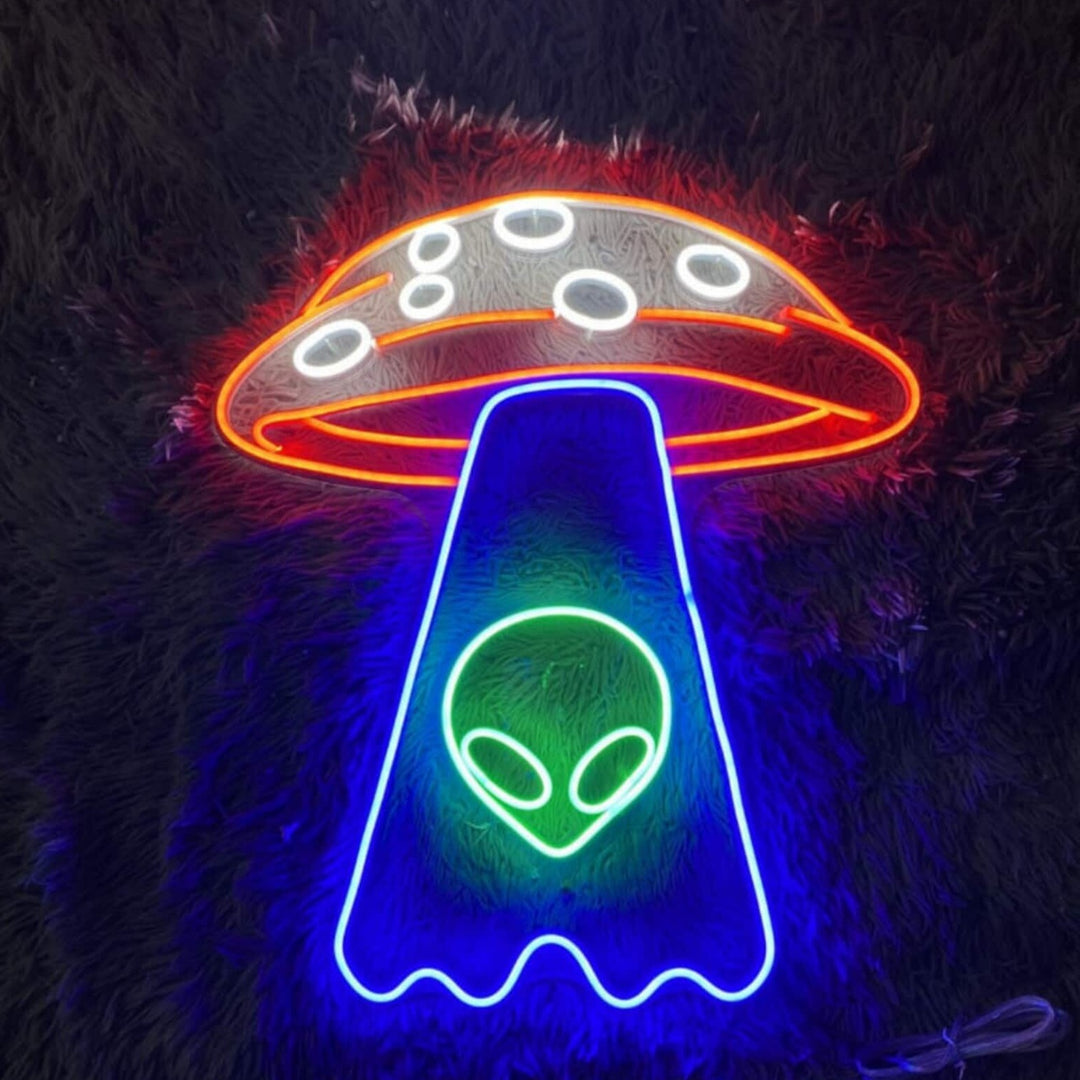 Néon Alien UFO