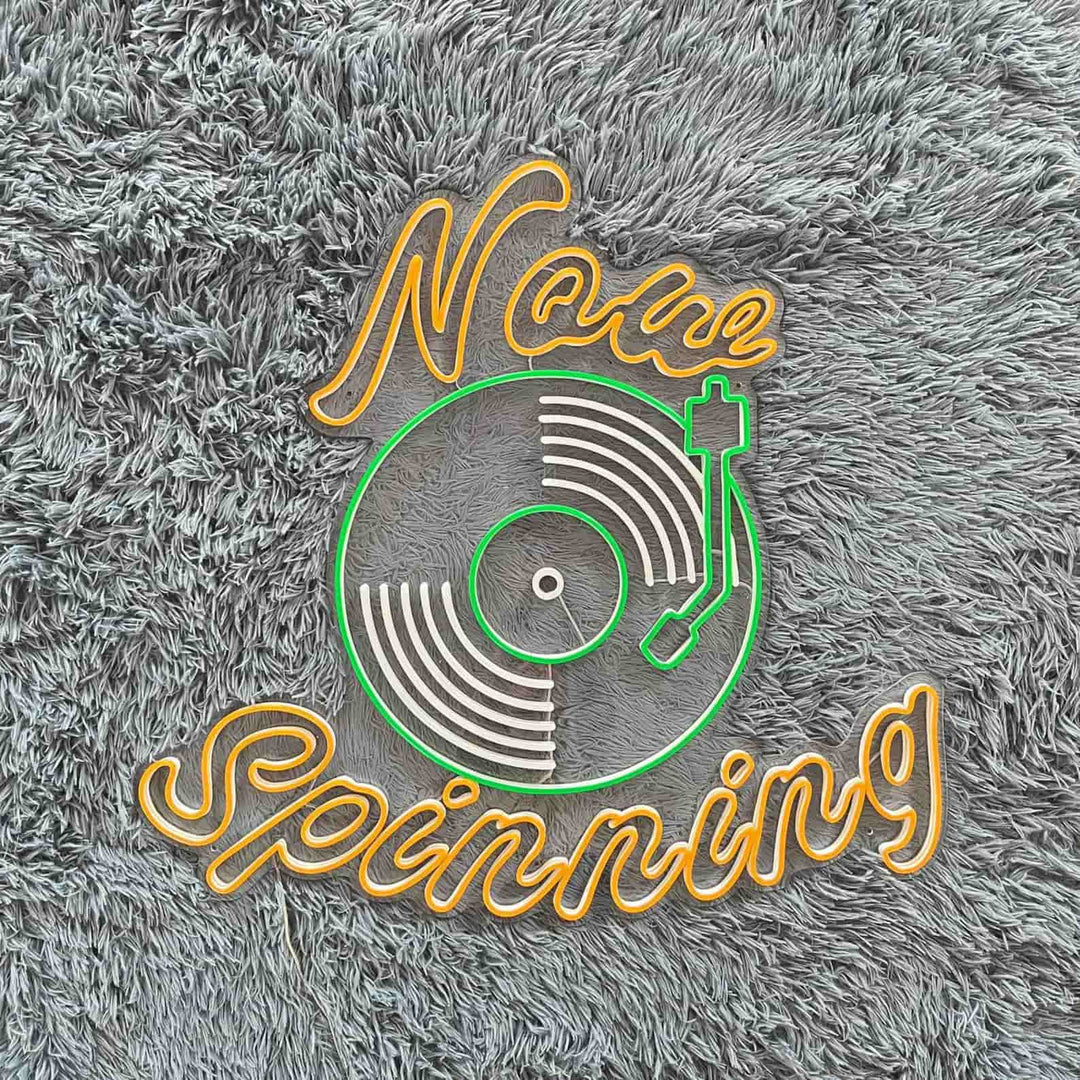 Néon Vinyl "Now spinning"