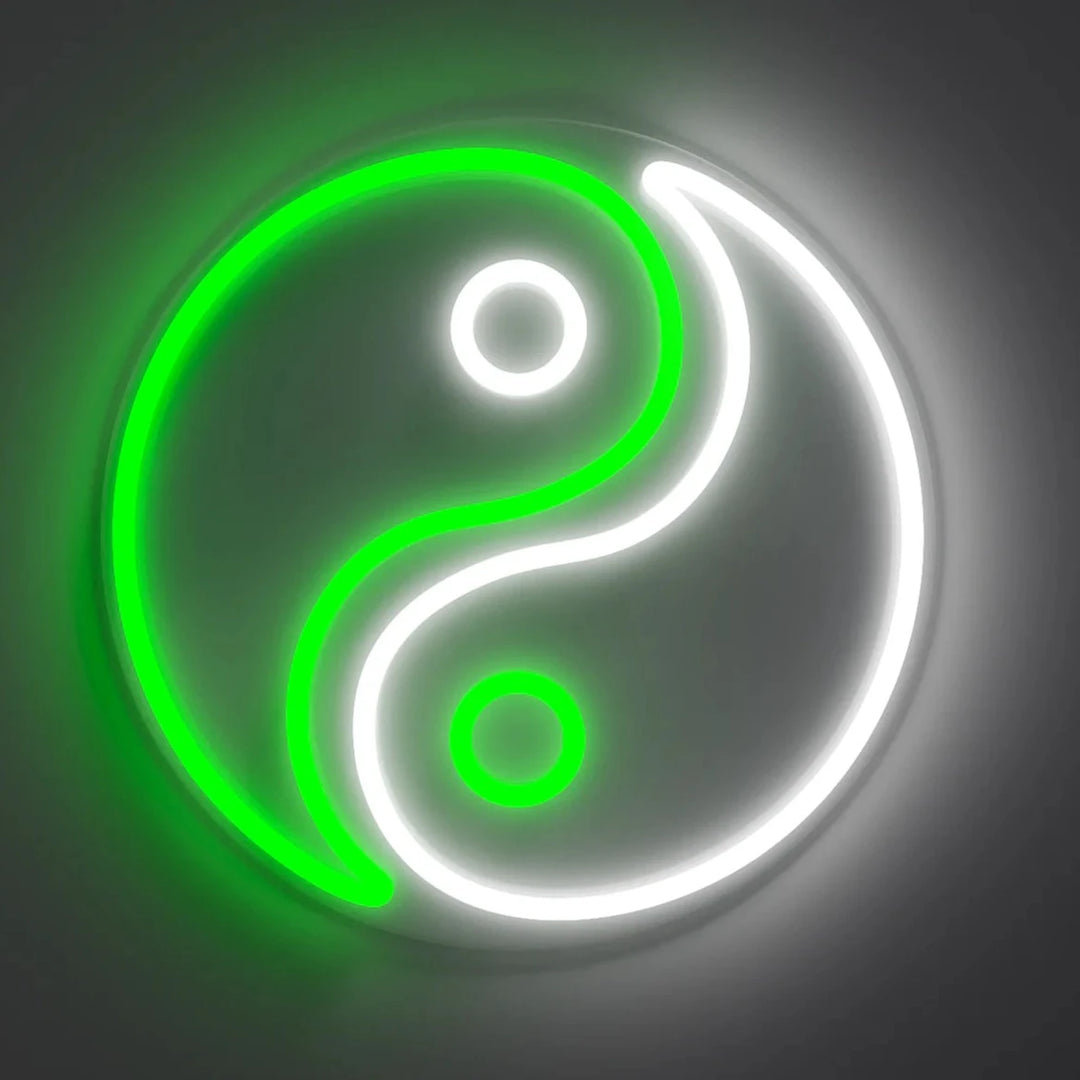 neon ying yang vert