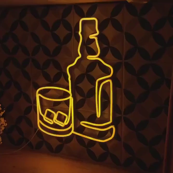 video neon whiskey