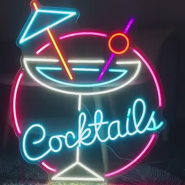 Néon LED Cocktail Plage