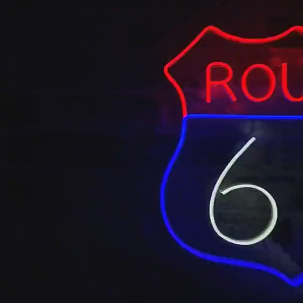 Néon LED Route 66