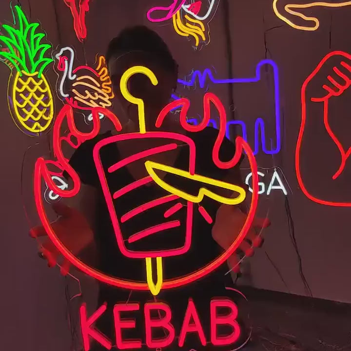 Neon LED Kebab