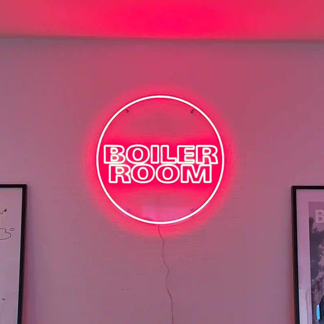 néon logo boiler room